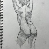 My project for course: Dynamic Figure Drawing. Un progetto di Belle arti, Bozzetti, Disegno a matita, Disegno e Disegno realistico di ludkinsart - 02.07.2024