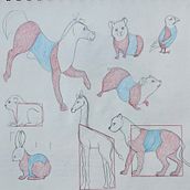 Meu projeto do curso: Ilustração dinâmica de animais para histórias infantis. Character Design, Pencil Drawing, Drawing, and Children's Illustration project by Luara Rios - 08.14.2024