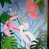 Meu projeto do curso: Pintura botânica com acrílico. Un progetto di Illustrazione tradizionale, Belle arti, Pittura, Pittura acrilica e Illustrazione botanica di Vera Elenita Medeiros - 13.08.2024