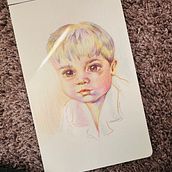 Mi proyecto del curso: Dibujo de retratos llamativos con lápices de colores. Drawing, Portrait Drawing, Sketchbook, and Colored Pencil Drawing project by Estefanía Astudillo Briceño - 08.14.2024