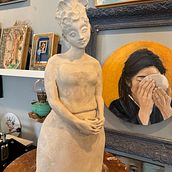 Mijn project van de cursus: Figuratieve Keramische Sculptuur. Un progetto di Artigianato e Ceramica di elke_21 - 15.08.2024