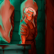 The Butcher. Digital Illustration, and Digital Painting project by Jessica Bush - 09.07.2021