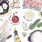 My project for course: Illustrated Recipes: Making Delicious Art . % Sera Latterell tarafından hazırlanan Vektör İllüstras, onu, Çizim, Dijital İllüstras, on, Dijital Bo, ama, Doğalcı İllüstras, Ve on projesi - 08.15.2024