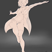 Mi proyecto del curso: Concept art para diseño de personajes y worldbuilding. Traditional illustration, Character Design, Digital Illustration, Concept Art, Digital Drawing, and Digital Painting project by negasrkoxd - 08.15.2024
