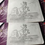 Mi proyecto del curso: Introducción a la creación de personajes estilo cartoon. Traditional illustration, Character Design, and Drawing project by desire olivera - 08.16.2024