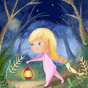 My project for course: Children’s Illustration with Procreate: Paint Magical Scenes. Un proyecto de Ilustración digital, Ilustración infantil, Pintura digital y Álbum ilustrado						 de clarice - 15.08.2024