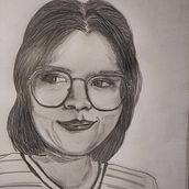 Mein Abschlussprojekt für den Kurs: Grundlagen des Porträtzeichnens mit Bleistift. Fine Arts, Pencil Drawing, Drawing, Realistic Drawing, and Artistic Drawing project by Hannah - 08.17.2024