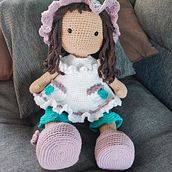 Mi proyecto del curso: Elaboración de muñecas amigurumi románticas. Arts, Crafts, To, Design, Fiber Arts, Amigurumi, and Textile Design project by susana_jdm - 08.17.2024
