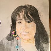 Mi proyecto del curso: Dibujo de retratos llamativos con lápices de colores. Desenho, Desenho de retrato, Sketchbook, e Desenho com lápis de cor projeto de Laura Adriana Hernández Amaya - 14.08.2024