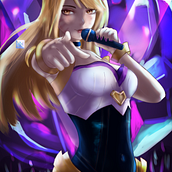 K/DA Ahri. Digital Illustration, and Digital Drawing project by Juan Rios - 08.12.2024