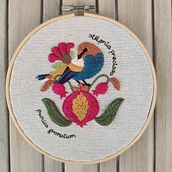 Mi proyecto del curso: Técnica de bordado con paso atrás. Un proyecto de Bordado y Diseño textil de Pompon Panache - 18.08.2024