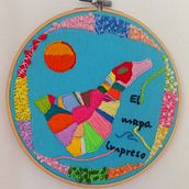 Mi proyecto del curso: Bordado colorido a mano para principiantes . Embroider, DIY, and Textile Design project by Maria Jose González González - 08.18.2024
