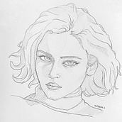 Mi proyecto del curso: Sketchbook de retrato: explora el rostro humano. Esboçado, Desenho, Desenho de retrato, Desenho artístico, e Sketchbook projeto de untitled004_c - 18.08.2024