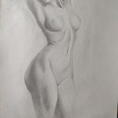 My project for course: Dynamic Figure Drawing. Artes plásticas, Esboçado, Desenho a lápis, Desenho, e Desenho realista projeto de Aleksandr - 19.08.2024