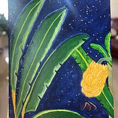 Mi proyecto del curso: Pintura acrílica: crea piezas coloridas y tropicales. Een project van Schilderij,  Acr, lschilderij y Naturalistische illustratie van yokitaperez73 - 19.08.2024