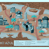 Mi proyecto del curso: Mapas creativos para juegos: ilustra un mundo de fantasía. Un proyecto de Ilustración tradicional, Ilustración digital e Ilustración editorial de yuvi L. - 18.08.2024
