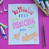 Mi proyecto del curso: Lettering en acuarela a todo color. Lettering, H, and Lettering project by Elena - 08.19.2024