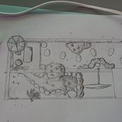 No need to break the bank,  use what you have . Interior Design, L, scape Architecture, Architectural Illustration, and Spatial Design project by hajar Mjirih - 07.06.2023