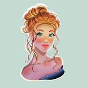 Mi proyecto del curso: Retrato de personajes estilo cartoon con Procreate. Character Design, Digital Illustration, Digital Drawing, and Digital Painting project by Yubisay González - 08.19.2024