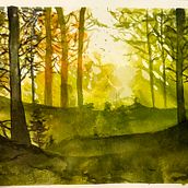 My project for course: Dreamy Watercolor Landscapes: Paint with Light . % ilonajmaj tarafından hazırlanan Tablo, Sulubo, Ve a Resim projesi - 08.19.2024