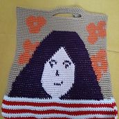 Borsa regalo. Accessor, Design, Pattern Design, Fiber Arts, DIY, Crochet, and Textile Design project by Giulia Perolfi - 08.20.2024