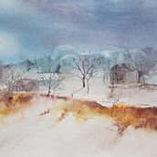 Mon projet du cours : Peinture de paysages réalistes à l'aquarelle de Richard Thorn . % ariane_gaffuri tarafından hazırlanan Güzel sanatlar, Tablo, Eskiz çizimi, Sulubo, a Resim, Doğalcı İllüstras, Ve on projesi - 08.20.2024
