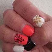 Mi proyecto del curso: Introducción al nail art. Design, Traditional illustration, Painting, Pattern Design, and Decorative Painting project by solange_punto - 08.16.2024