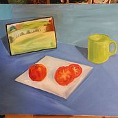 My project for course: Oil Painting for Beginners. Artes plásticas, Pintura, e Pintura a óleo projeto de froughshahid - 21.08.2024