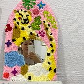 Mi proyecto del curso: Técnicas de punch needle para decorar tu hogar. Projekt z dziedziny Projektowanie dodatków, Craft,  Haft,  Dekoracja wnętrz,  Tkactwo,  Haft pętelkow, Wzornictwo tekst i liów użytkownika Brianda García - 20.08.2024