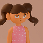 Mi proyecto del curso: Creación de personajes kawaii en 3D con Blender Ein Projekt aus dem Bereich Traditionelle Illustration, Design von Figuren, Digitale Illustration, 3-D-Modellierung und Manga von maqu_00 - 22.08.2024