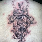 Mi proyecto del curso: Técnicas de tatuaje blackwork con línea fina. Tattoo Design project by Kevin Rubiano - 08.22.2024