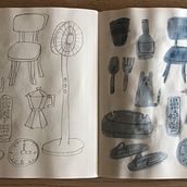Il mio progetto del corso: Esercizi di disegno per la crescita artistica Ein Projekt aus dem Bereich Traditionelle Illustration, Bildende Künste, Skizzenentwurf, Zeichnung und Sketchbook von Anna Santeramo - 22.08.2024