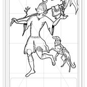 Carta del loco  Ein Projekt aus dem Bereich Traditionelle Illustration, Design von Figuren und Grafikdesign von Iván Jaramillo - 21.08.2024
