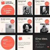 Mein Abschlussprojekt für den Kurs: Grafikdesign für Anfänger. Een project van  Ontwerp,  Br, ing en identiteit, Grafisch ontwerp, T, pografie, Logo-ontwerp, T y pografisch ontwerp van fr. Maximilian Maria Gentgen OP - 23.08.2024