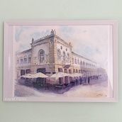My project for course: Architectural Sketching with Watercolor and Ink. Sketching, Drawing, Watercolor Painting, Architectural Illustration, Sketchbook & Ink Illustration project by Ana M. Pavlov - 08.23.2024