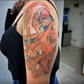 Mi proyecto del curso: Tatuaje artístico full color Ein Projekt aus dem Bereich Traditionelle Illustration, Zeichnung, Digitale Illustration, Tattoodesign und Digitale Zeichnung von felixramirezrubio1987 - 23.08.2024