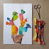 Il mio progetto del corso: Tecniche di base di ricamo e acquerello. Pintura, Pintura em aquarela, Bordado, e Design têxtil projeto de liana.montaruli - 24.08.2024