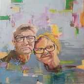 My project for course: Experimental Oil Painting Techniques for Portraiture. Un progetto di Belle arti, Pittura e Pittura ad olio di pietka1 - 10.08.2024
