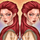 Géminis. Un proyecto de Ilustración digital de Anabel - 25.08.2024