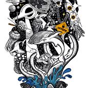 My project for course: Illustration with Procreate: Create Detailed Compositions. Un progetto di Design, Illustrazione tradizionale, Illustrazione digitale e Pittura digitale di Alexis - 25.08.2024