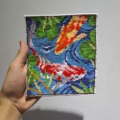 Meu projeto do curso: Ponto-cruz moderno com efeito fotográfico. Embroider, Fiber Arts, and Textile Design project by gabevino - 08.25.2024