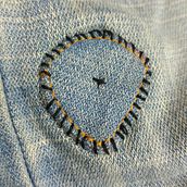 My project for course: Introduction to Japanese Sashiko Stitching Ein Projekt aus dem Bereich Stickerei, Weben, DIY, Upc, cling und Textildesign von mfaisal_chehussain - 20.08.2024