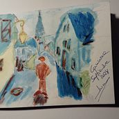 Mi proyecto del curso: Sketching de viajes en acuarela: captura el mundo que te rodea. Un proyecto de Ilustración tradicional, Pintura, Bocetado, Dibujo, Pintura a la acuarela, Ilustración arquitectónica y Sketchbook de Juan Antonio Barbolla García - 25.08.2024