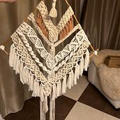 My project for course: Introduction to Macrame Tapestry Ein Projekt aus dem Bereich Erweiterungsentwicklung, H, werk, Weben, Makramee und Textildesign von Anete Dinne - 25.08.2024
