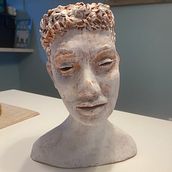 My project for course: Introduction to Clay Figurative Sculpture. Fine Arts, and Sculpture project by Regine Haardoerfer - 08.25.2024
