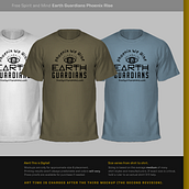 Earth Guardians T-shirt line. Un proyecto de Br, ing e Identidad, Estrategia de marca						, Consultoría creativa, Creatividad, Creatividad con niños, Diseño gráfico, Retail Design e Ilustración tradicional de freespiritandmindaz - 26.08.2024
