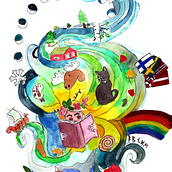 Il mio progetto del corso: Tecniche ad acquerello per illustrazioni da sogno . % Annalisa Ziliani tarafından hazırlanan Geleneksel illüstras, on, Çizim, Sulubo, a Resim, Editor, al İllüstras, Ve on projesi - 08.26.2024