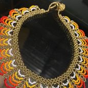 Mi proyecto del curso: Diseño y creación de joyería con mostacillas. Accessor, Design, Arts, Crafts, Jewelr, Design, and Fiber Arts project by Linda Daniela Mora morales - 08.24.2024