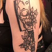 Mon projet du cours : Techniques de tatouage blackwork et fine line. Tattoo Design project by melissa_coulombe14 - 08.26.2024