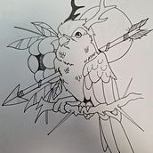 Mi proyecto del curso: Ilustración de tatuajes blackwork desde cero. Traditional illustration, Drawing, Digital Illustration, Tattoo Design, and Digital Drawing project by Aizen Duran - 08.27.2024